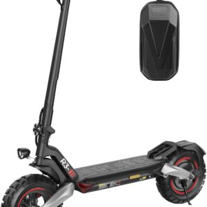 E Scooter with Road Legal, 80-100 km Range & 500 W Motor, Electric Scooter with 15.6 Ah Battery, Indicator & App, 10 Inch Pneumatic Tyres & Dual Suspension, ABE-Certified Electric Scooter for Adults