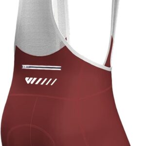 Lo.gas Men’s Cycling Bib Shorts, Gel Padded with Pockets, Breathable Quick-Dry for Men