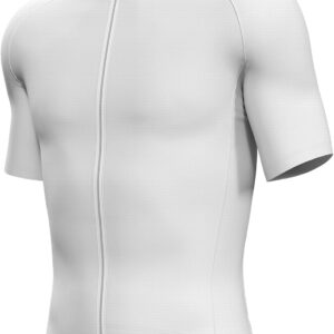 Lo.gas Men’s Cycling Jersey Short Sleeve Road Bike Jersey Full Zip with 3 Pockets