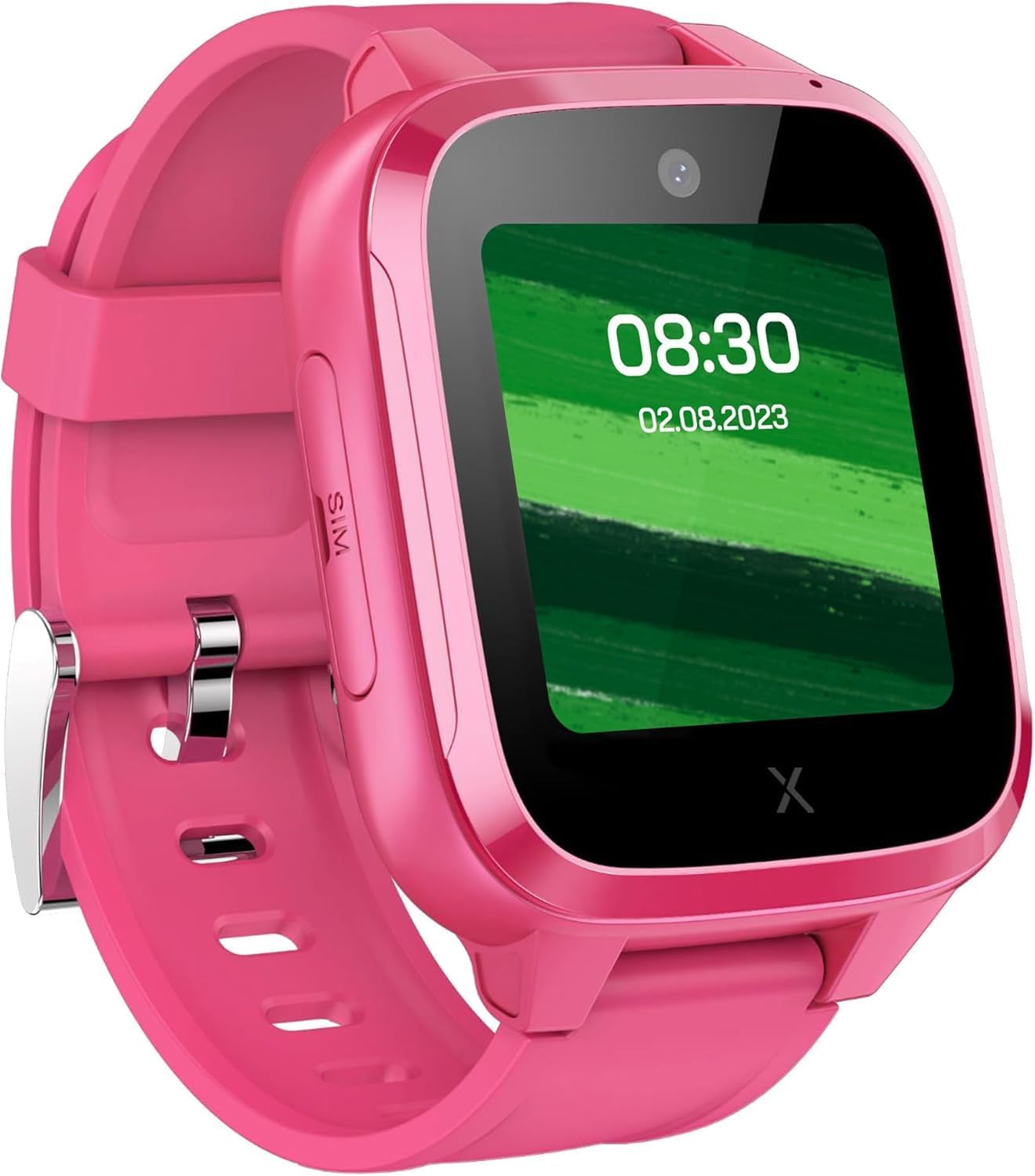 XPLORA Kidzi - Phone Watch for Children (with SIM Card) 4G, Calls, Messages, School Mode, SOS Function, GPS, Camera, Pedometer - Includes Free Tariff Agreement for 3 Months (Pink) – Bild 3