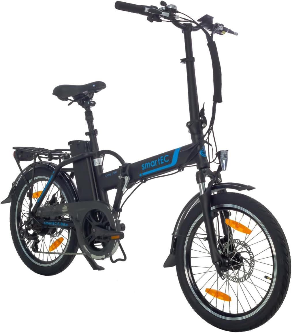 Camp-20H E-Bike Folding Bike 250 W Rear Wheel Motor Li-Ion Battery 36 V/15.6 Ah 20 Inch E-Folding Bike Electric Bicycle Range 100 km to 25 km/h