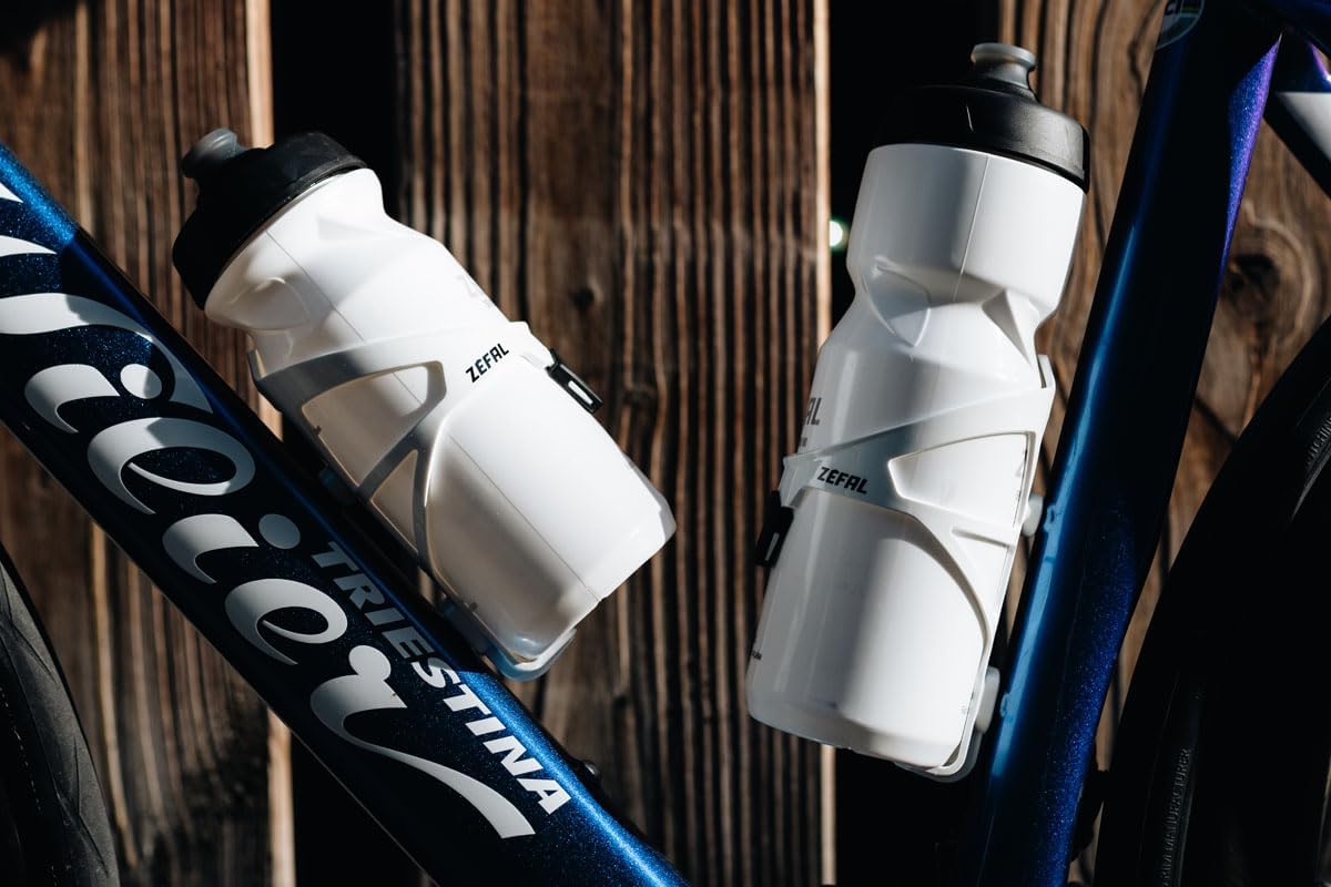 ZEFAL Pulse A2 x 2 - Set of Two Bicycle Bottle Holder, Lightweight, for Bicycle/MTB/Road Bike, Bicycle Bottle Holder, Robust and Durable, 26 g, White, White – Bild 3