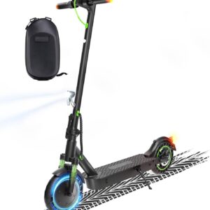 E Scooter with Road Legal, 40 km Range & 10 Inch Tyres, E Scooter with 10Ah Battery, USB Charging Port & Shock Absorption, Foldable Electric Scooter up to 120 kg, Ideal for Commuting & City Traffic