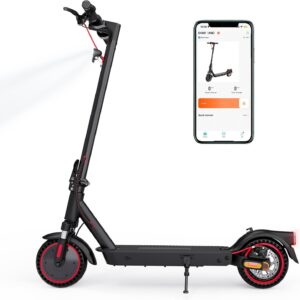 EVERCROSS MOTO EV85F Electric Scooter with Road Approval (ABE), Foldable E-Scooter for Adults up to 120 kg – 400 W Motor, 7.8 Ah Battery, App Control & LED Display, 8.5 Inch Rubber Wheels, 15 kg