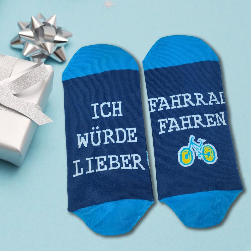 Men’s Funny Socks with Inscription (German Language), EU 43–46/UK 8.5–11.5, Gift for Birthday, Men’s Day, Father’s Day, for Dad, Grandpa, Friend, Brother, Boys – Bild 3