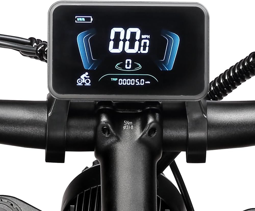 D26 Adult Dual Motor Electric Bicycle with Full Suspension, 26-Inch Fat Tyre Mountain Bike Battery, 48 V 25 AH, Hydraulic Brakes – Bild 7