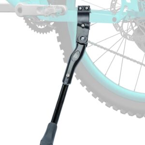 LYCAON Bicycle Stand, Aluminium Alloy Adjustable Universal Bicycle Stand with Non-Slip Rubber Foot, Bicycle Stand for Mountain Bikes/Road Bikes (Classic Universal)