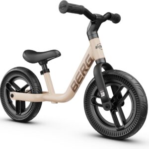 Berg MOOV 10 Balance Bike from 2 Years, 10 Inch Balance Bike up to 30 kg, Steering Wheel and Saddle Height Adjustable, Safe and Ultralight Walking Bike for Boys and Girls