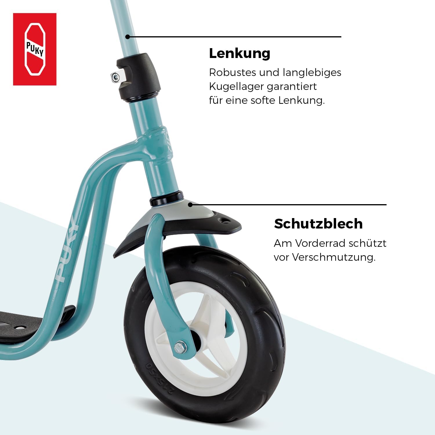 PUKY R 1 Classic Scooter, Safe Scooter for Children from 2 Years, Non-Slip Running Board, Height-Adjustable Handlebars, Top Bicycle Alternative – Bild 7
