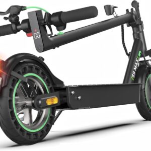 Elektroroller mit Straßenzulassung – E Scooter mit 10Ah Batterie bis 40KM Reichweite, 10 Zoll E Roller mit USB Ladefunktion, Erwachsene Elektro Scooter bis 120kg und Stoßdämpfung, Ideal für Pendler