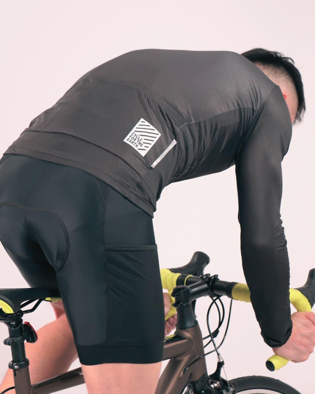 Wulibike Men's Cycling Jersey Long Sleeve - Road Bike Jersey Men's Zip with Pockets, Summer Breathable Moisture Absorption Cycling Jersey – Bild 7