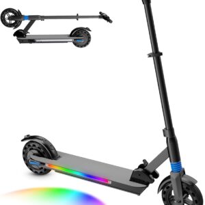 Electric Scooter Children, Foldable and Height-Adjustable Electric Scooter for Children 8-16 Years, LED Display, Max Range 20 km/h, Max 20 km/h, Electric Scooter Gift for Children and Teenagers, No ABE