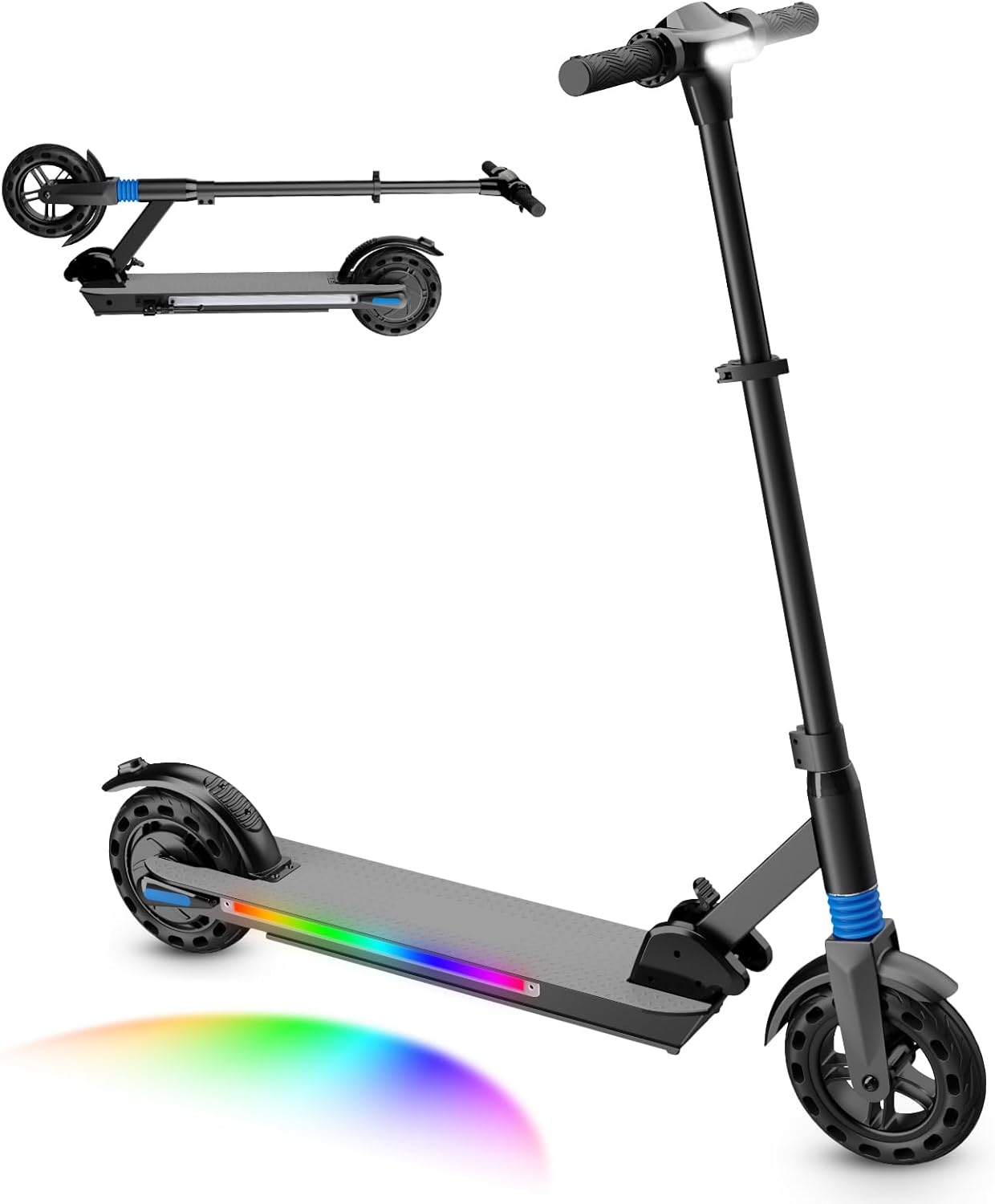 Electric Scooter Children, Foldable and Height-Adjustable Electric Scooter for Children 8-16 Years, LED Display, Max Range 20 km/h, Max 20 km/h, Electric Scooter Gift for Children and Teenagers, No ABE