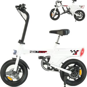 E Bike, e Bike Men and Women, Bicycle Portable City Commuter, Electric Bicycle Max. 25 km/h, 250 W Motor, 20-30 km Range, Disc Brakes, LED Light and LCD Display