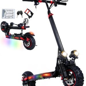 Adult Road Legal E-Scooter Range 45-55 km Max 20 km/h Speed Dual Suspension System IPX5 Waterproof Level Adjustable Handlebar Holiday Gift