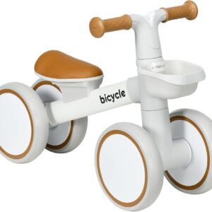 AIYAPLAY Children’s Balance Bike Balance Bike 1-3 Years Baby Slide Bike with TPU Wheels No Screws Gifts for Boys / Girls Toddler Toy 56 x 27 x 39 cm