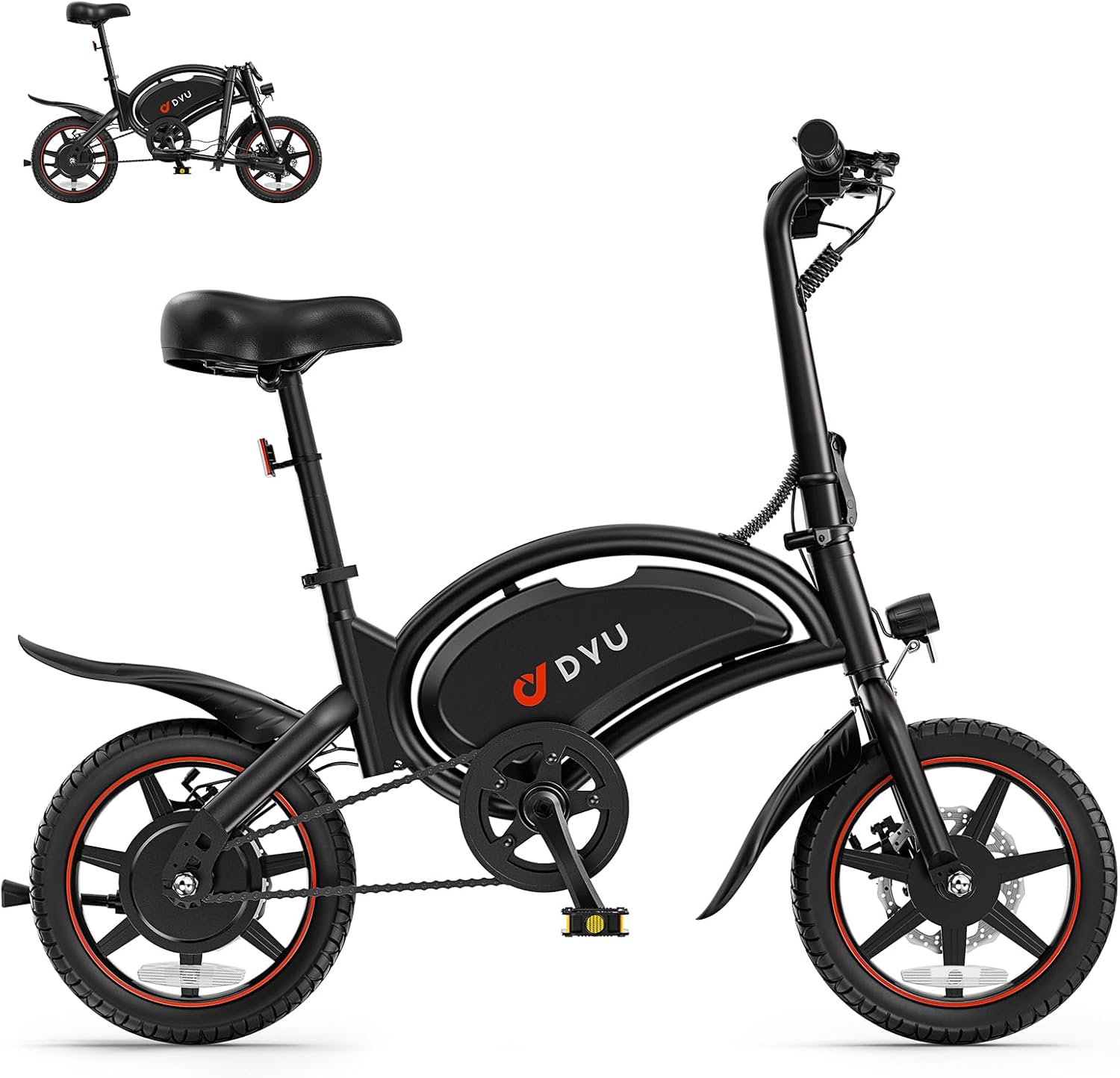 DYU D3S 14 Inch Mini Electric Bike – Bild 8