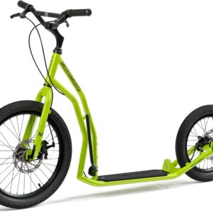 YEDOO Mezeq Scooter – up to 150 kg, with Pneumatic Tyres 20/16 – Scooter for Adults, Off-Road Scooter with Removable Stand and Footrest and Adjustable Handlebar, Dog Scooter with Disc Brake