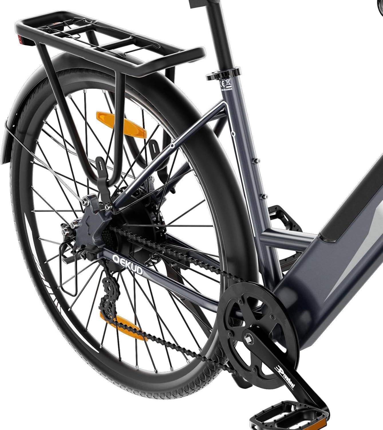 26M208 Electric Bicycle, 26 Inch Electric Bicycle Trekking Bike e-City Bicycle with 36 V 12.5 Ah Li-Ion Battery, Range up to 100 km in Hybrid Mode, 250 W Motor, EU Compliant, with App – Bild 5