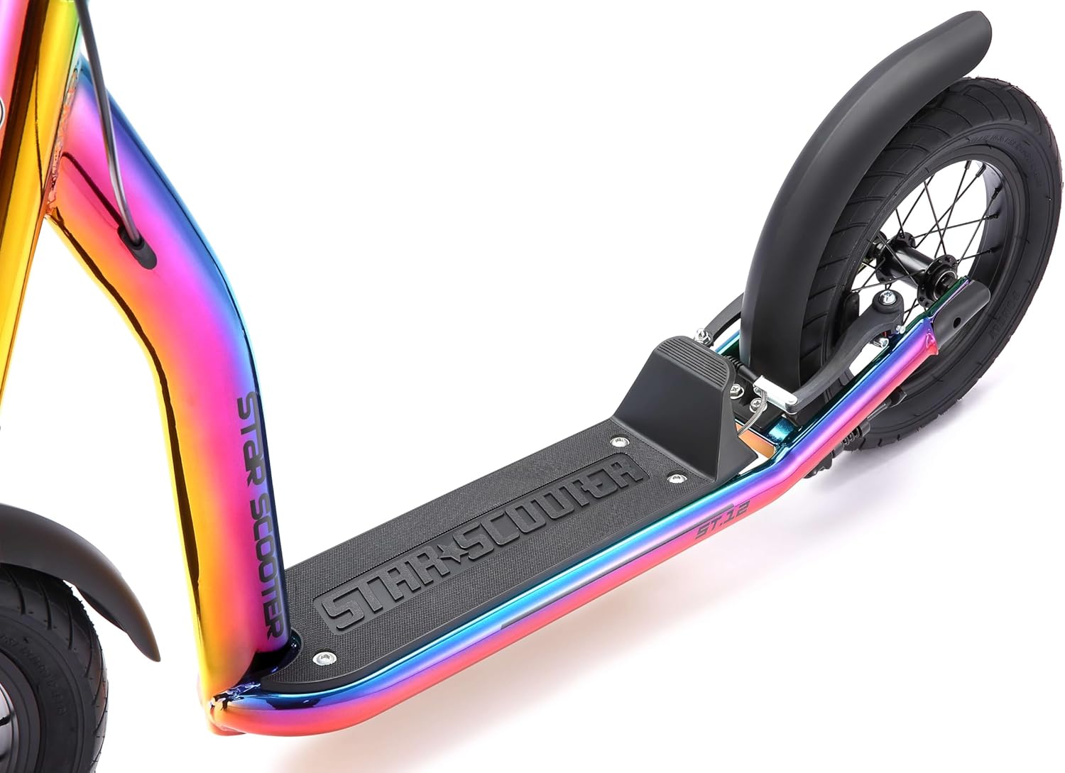 STAR SCOOTER Children's Scooter from 7 Years City Kick Scooter Pneumatic Tyres Height Adjustable 12 Inch New Gen – Bild 6