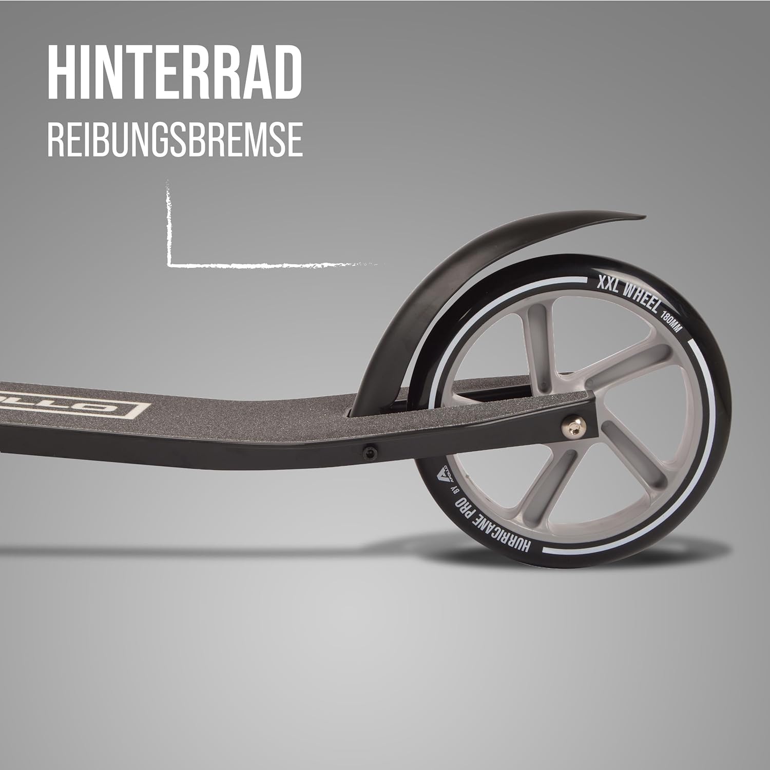 Apollo Scooter - Hurricane City Scooter 230 mm Giant XXL Wheel with Suspension City Scooter Collapsible and Height Adjustable Kick Scooter for Adults and Children. – Bild 3