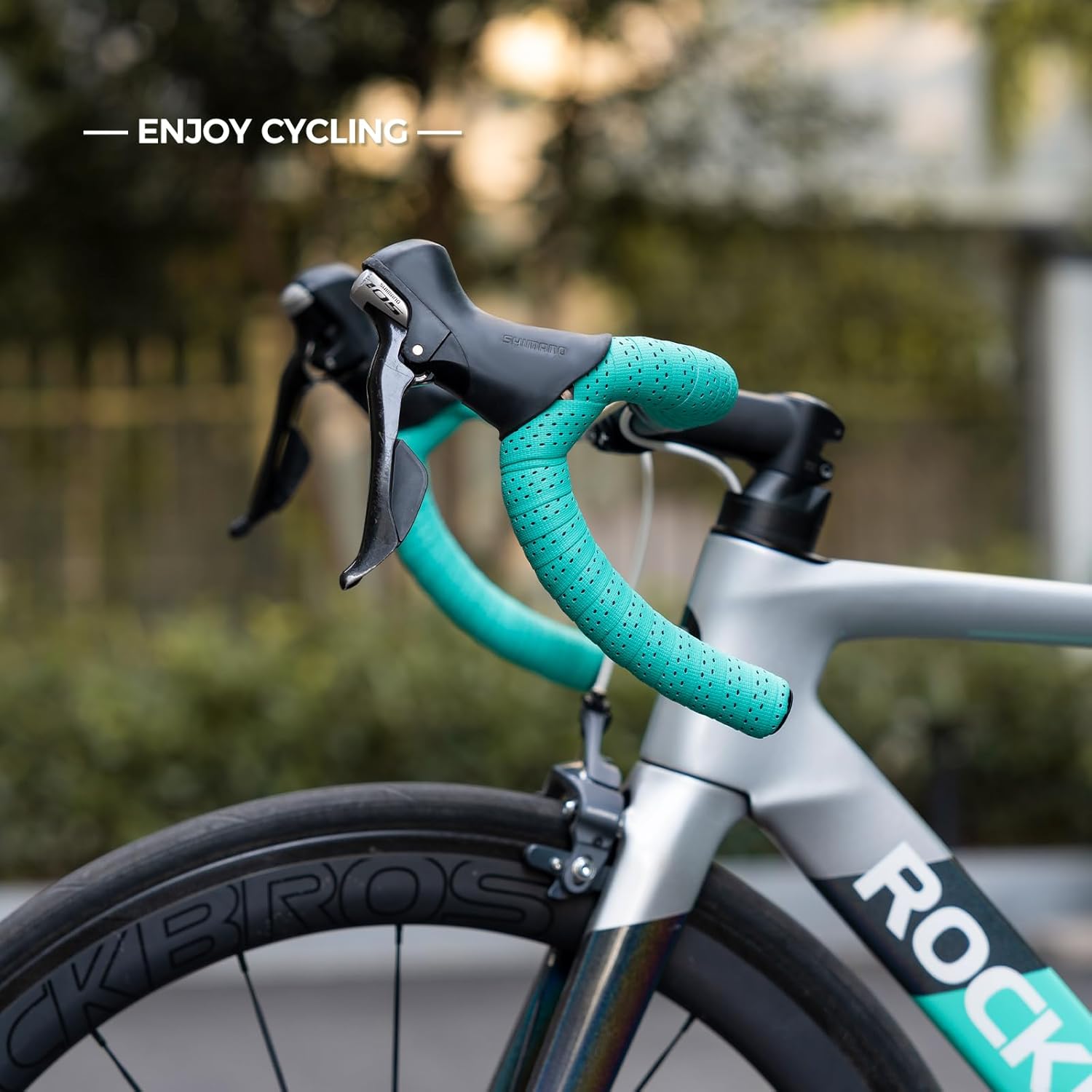 ROCKBROS Handlebar Tape Road Bike, 2 Rolls Road Bike Handlebar Tape, Super Long 220 cm and Thickness 3 mm, Self-Adhesive Grip Tape for MTB Gravel and Urban Cycling, Multicoloured – Bild 7