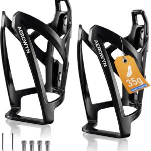 Bottle Holder Bicycle Drink Holder Bicycle Accessories 35G Lightweight PC Water Bottle Holder Bicycle (Pack of 2) for 6.5-8 cm Water Bottles for MTB Road Bike Includes Screws and Mounting Tool