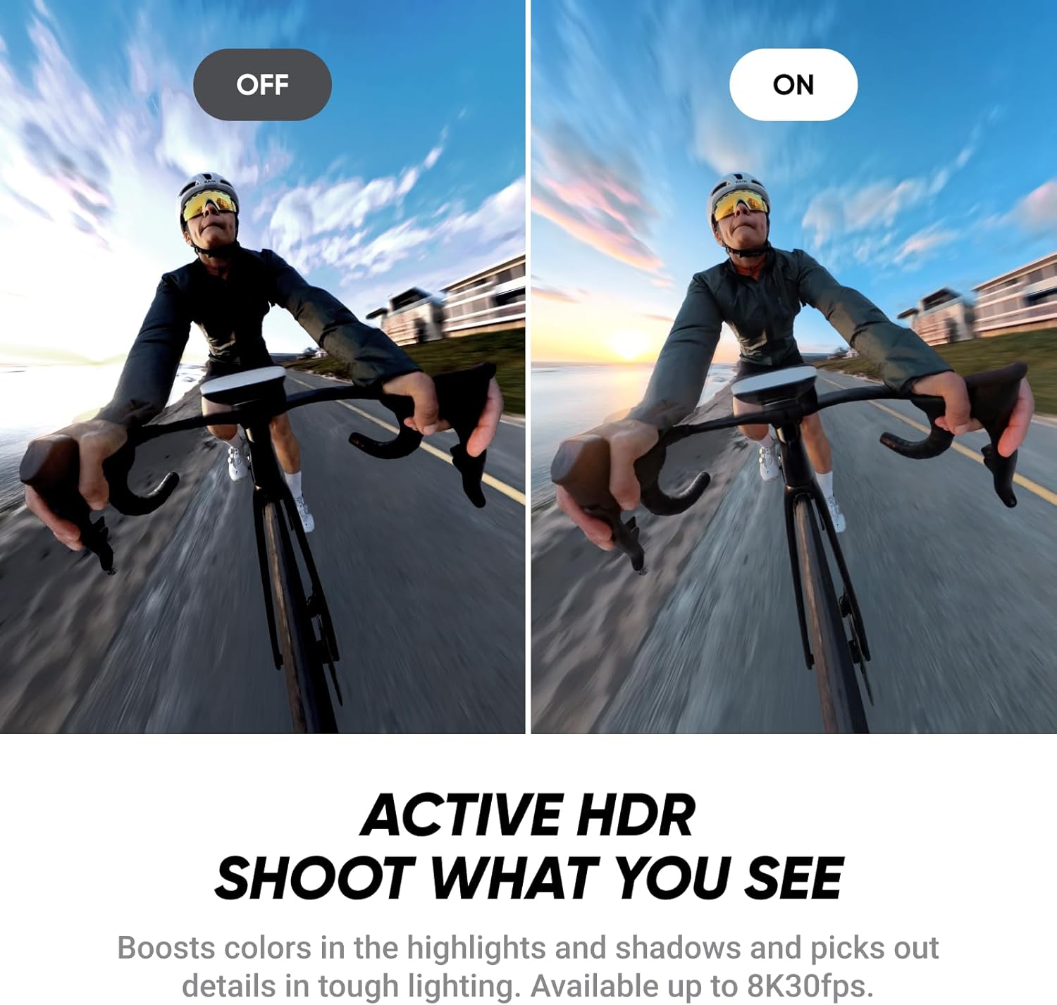 Insta360 X4 Air Road Bike Bundle (Modular) - 165g Lightweight 8K 360°Camera Invisible Selfie Stick Interchangeable Lenses First Record & Then Align Integr. Wind Protection, Stabilization, AI Machining – Bild 8