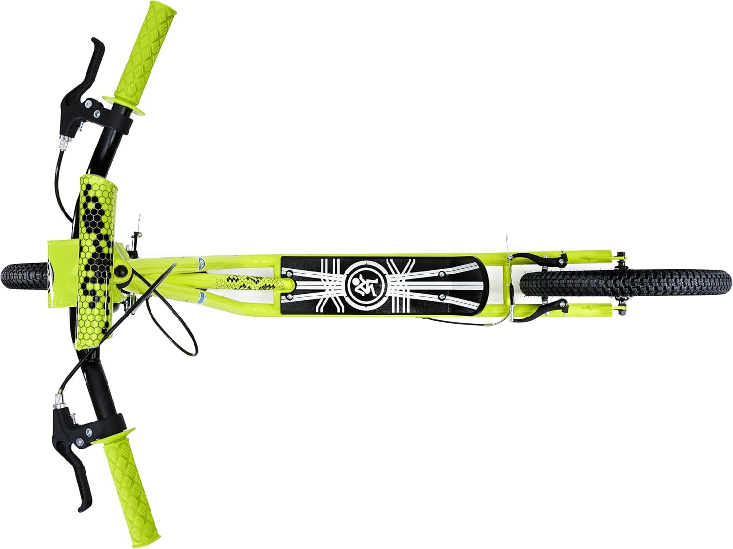 HyperMotion Runkie City Scooter 16 Inch Pneumatic Tyres, Height-Adjustable Handlebar, Double Brake System, Large Scooter for Children from 8 Years, Teenagers and Adults, Yellow – Bild 11