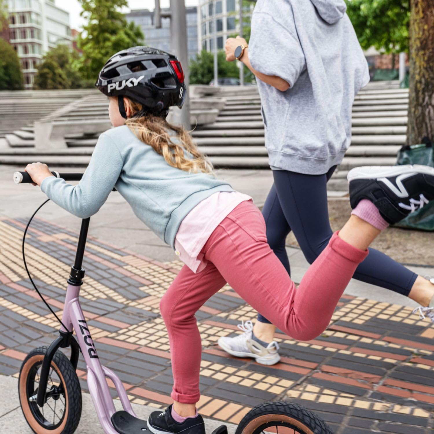 PUKY R 07 L Street Scooter Children Safe Scooter Children 4 Years + Children's Scooter from 4 Years with Non-Slip Running Board Scooter with Height-Adjustable Handlebar Children's Scooter – Bild 8