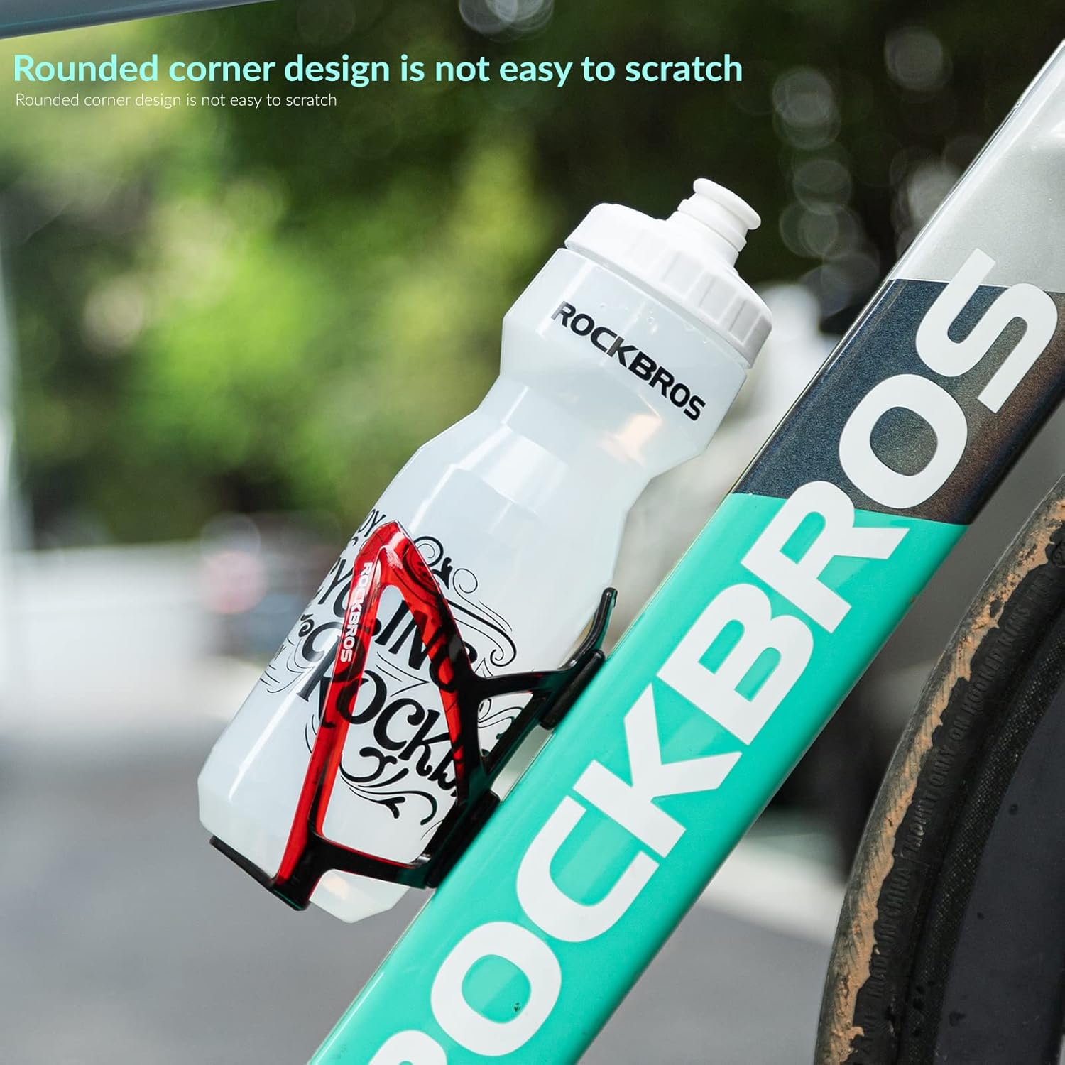 ROCKBROS Bottle Holder Bicycle Drink Holder 35 g Lightweight Water Bottle Holder for MTB Road Bike Bicycle 5 Colours (Pack of 2) – Bild 5
