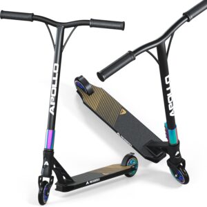 Apollo Stunt Scooter, Genesis Pro X/Pro X Competition, High End Stunt Scooter, ABEC 9 Ball Bearings, Trick Scooter with 110 mm or 120 mm Wheels and Aluminium Core