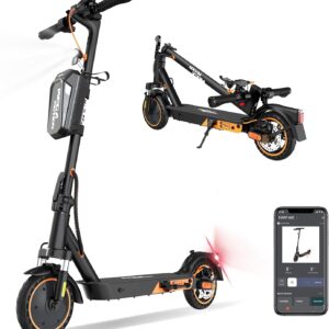 MEGA MOTION E-Scooter mit Straßenzulassung (ABE), Faltbarer City-Roller für Erwachsene, 35 km Reichweite & 8,5 Zoll Reifen, 400W Motor & Doppelfederung, inkl. Transporttasche & APP