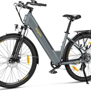 Eleglide T1 Step-Thru E-Bike, Elektrofahrrad 27.5“ Trekkingrad E-Cityrad mit 36V 13Ah Lithium-Akku bis zu 100KM Lange Range, 250W Motor, EU-konformes E Bike, LCD Display