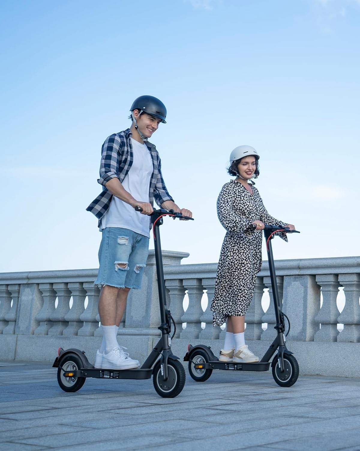 E Scooter with Road Approval ABE, 5TH WHEEL V30PRO Electric Scooter with Indicator, 10 Inch Tyres, 25-30 km Range, with App, 4 Speed Modes, Load 120 kg, Portable Travel E Scooter – Bild 8