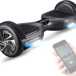 Bluewheel HX310s 6.5 Inch Premium Hoverboard – Electric Board with LED, Bluetooth Speaker, Strong Dual Motor, HX Hoverboard App Compatible, Ideal for Children and Adults, German Quality Brand