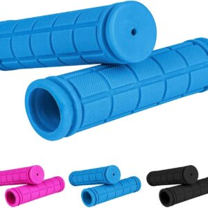 Uraqt Children’s Bicycle Grips, 22 mm Handlebar Grips Bicycle Children with Highest Safety Impact Protection, Children’s Bicycle Grips Rubber Grips for Scooter, Tricycle, Children’s Balance Bike,