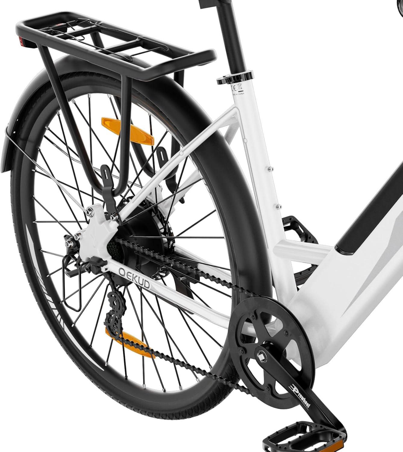 26M208 Electric Bicycle, 26 Inch Electric Bicycle Trekking Bike e-City Bicycle with 36 V 12.5 Ah Li-Ion Battery, Range up to 100 km in Hybrid Mode, 250 W Motor, EU Compliant, with App – Bild 5