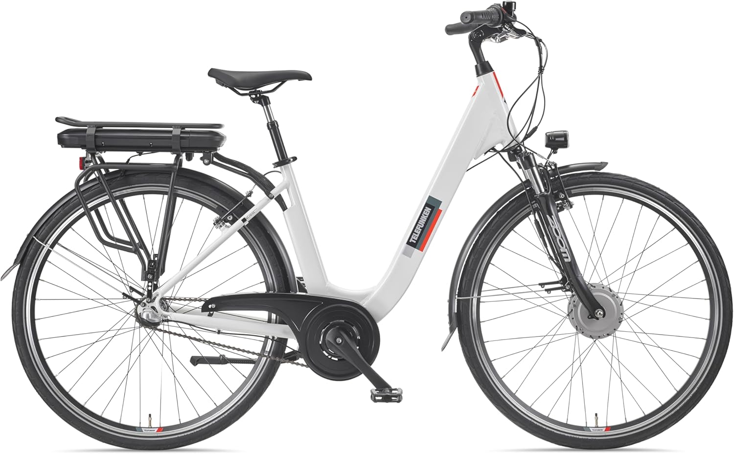 TELEFUNKEN E-Bike 28 Zoll Fahrrad für Damen & Herren | Pedelec Citybike mit 3-Gang Nabenschaltung | Rücktritt | Elektrofahrrad 250 W Frontmotor | 468 Wh Li-Ion Akku | EBike Multitalent RC835 – Bild 2