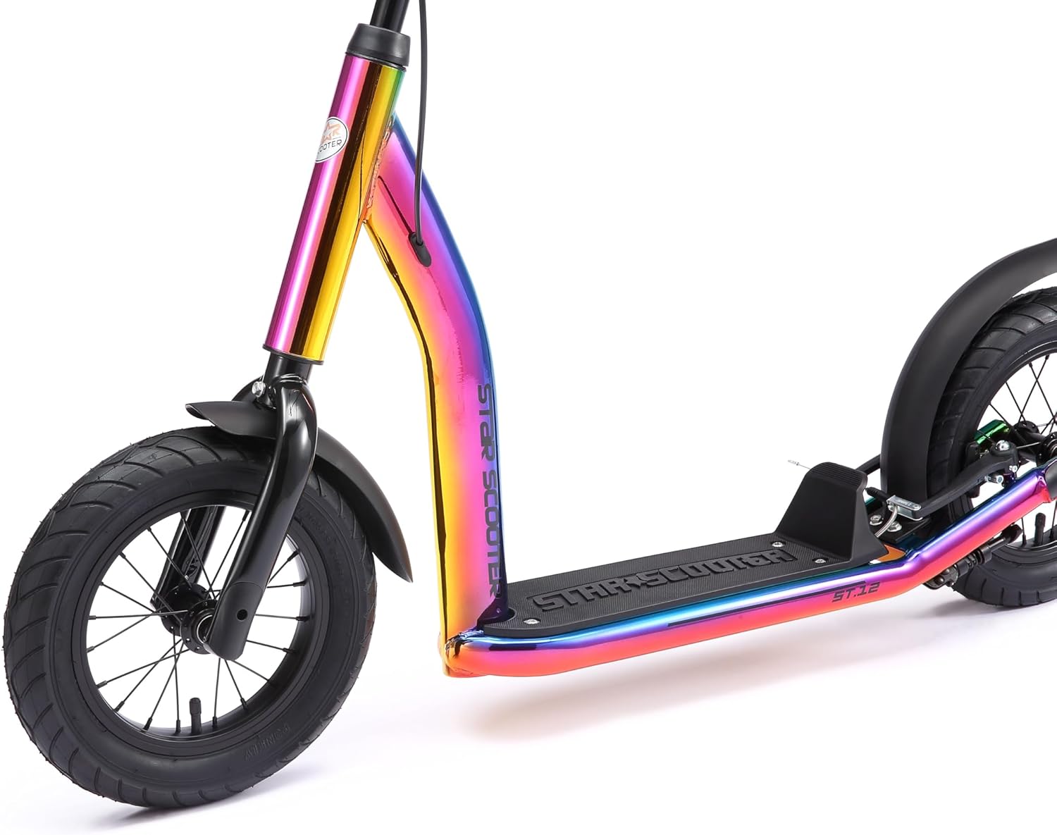 STAR SCOOTER Children's Scooter from 7 Years City Kick Scooter Pneumatic Tyres Height Adjustable 12 Inch New Gen – Bild 5