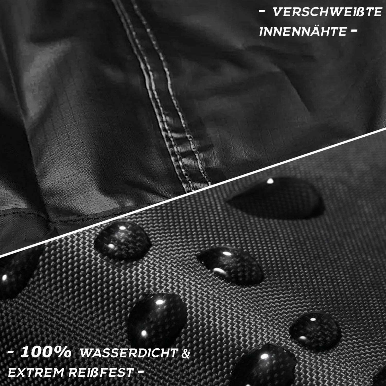 BYKLISTA Bicycle Cover Waterproof Bicycle Garage Made of Tear-Resistant Oxford Fabric – Bicycle Tarpaulin Also Fits E-Bikes – Bicycle Protective Cover Extra Welded Inner Seams & High UV Protection – Bild 7