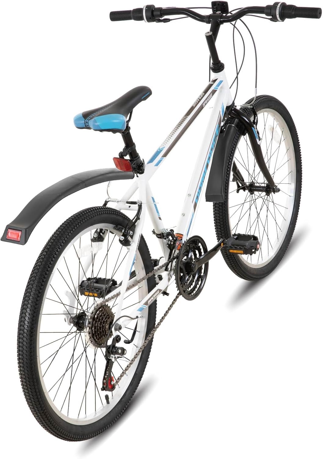 Hiland 24/26 Inch Mountain Bike for Men Women 21 Speed MTB with High-Carbon Steel Frame, Bicycle for Adults and Teenagers, Mountain Bike with V-Brakes – Bild 2