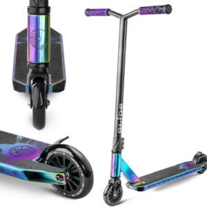Movino Stunt Scooter Professional Scooter for Adults and Teenagers with ABEC 9 Ball Bearings Kick Scooter with 100 mm Wheel 6061 Aluminium Deck Weight 3.3 kg Load Capacity 100 kg