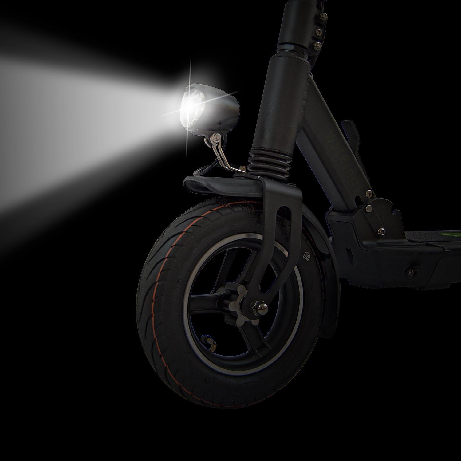 WIIZZEE E Scooter with Road Approval WS5 Max, Motor 500 W, Battery Life up to 40 km, Sporty and Durable, Black – Bild 4