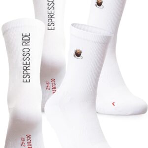Occulto Men’s & Women’s Motif Road Cycling Socks Pack of 2 (Model: Mathieu), Cycling Socks