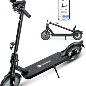 isinwheel E Scooter mit Straßenzulassung S9Pro S9MAX S10Plus, 8,5/10 Zoll bis 30/40/60KM Reichweit, Komfortable Stoßdämpfung, Duales Bremssystem, Elektroscooter für Erwachsene Pendeln