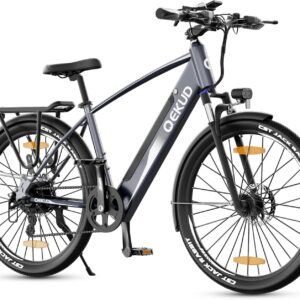 27M204 E-Bike 27.5“ Cityräder Elektrofahrrad, 36V/12Ah Akku ebike,250W Motor, Reichweite 100km bis 25 km/h,Elektrofahrrad mit APP
