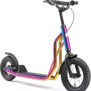STAR SCOOTER Children’s Kick Scooter from 6-7 Years | 12/10 Inch Mixed City Kick Scooter Pneumatic Tyres