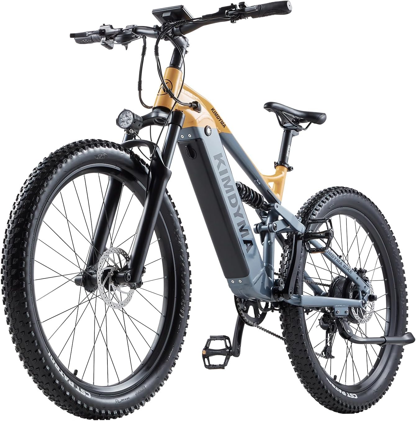 E Bike elektrofahrräder Herren Damen, Ebike 48V 20Ah(960Wh) Akku bis 140km, 27.5x2.8 Zoll Electric Bike 9-Gang Getriebe mit LCD-Display,Vollfederung E Fahrrad 250W Motor 80 N.m, KO1