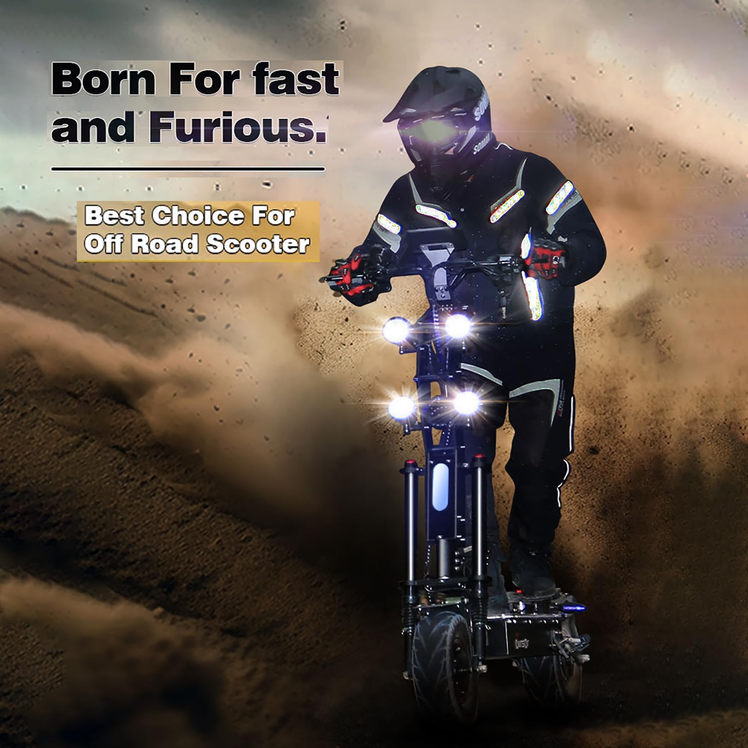 HWWH P3 E Scooter E Scooter Electric Scooter Fast Adult Foldable 13 Inch NFC Start 3-Speed Gear Double Motor Double Hydraulic Suspension 60 V 50 Ah Li-ion Battery – Bild 7
